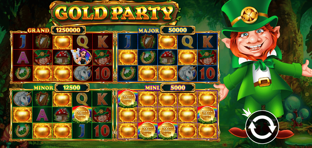 Ilustración de Gold Party para mecánicas