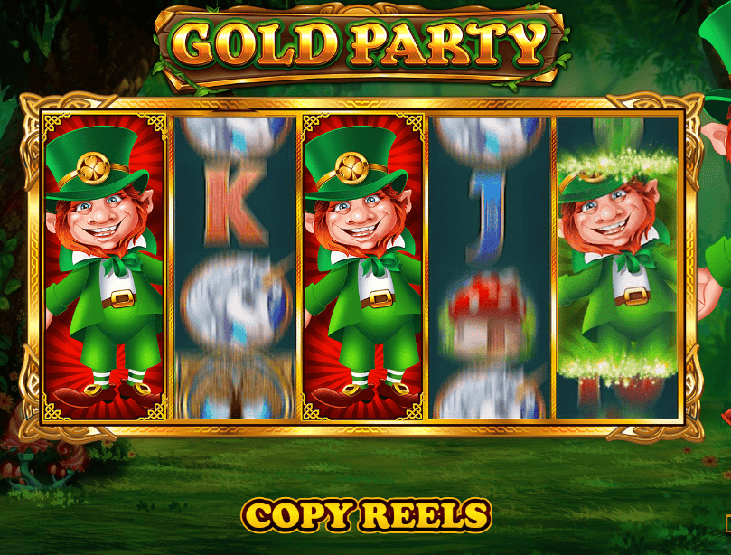 Ilustración de Gold Party para demo